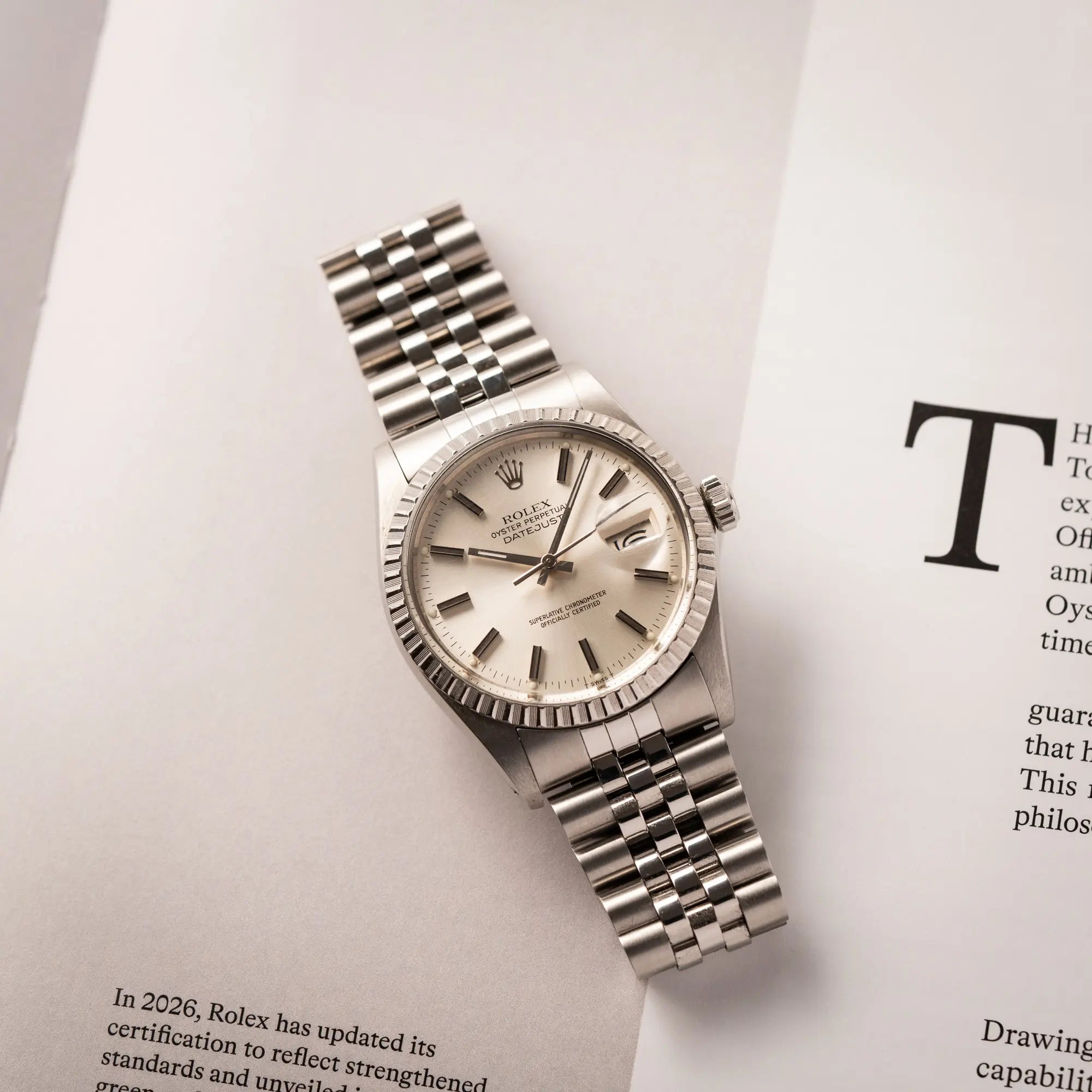 Datejust 36 | 16030 | Box & Papiere Service 2020 LC100