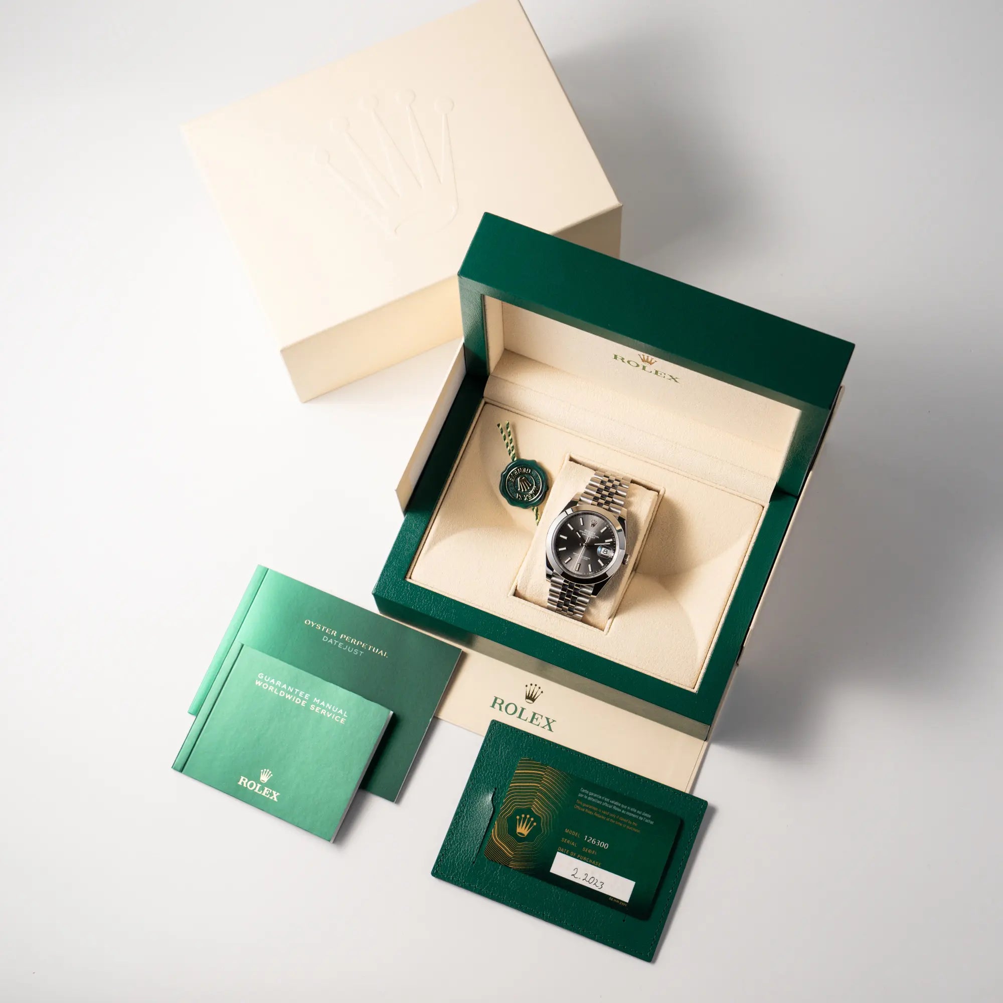 Datejust 41 | 126300 | Box & Papers 2023 | LC100 NEW