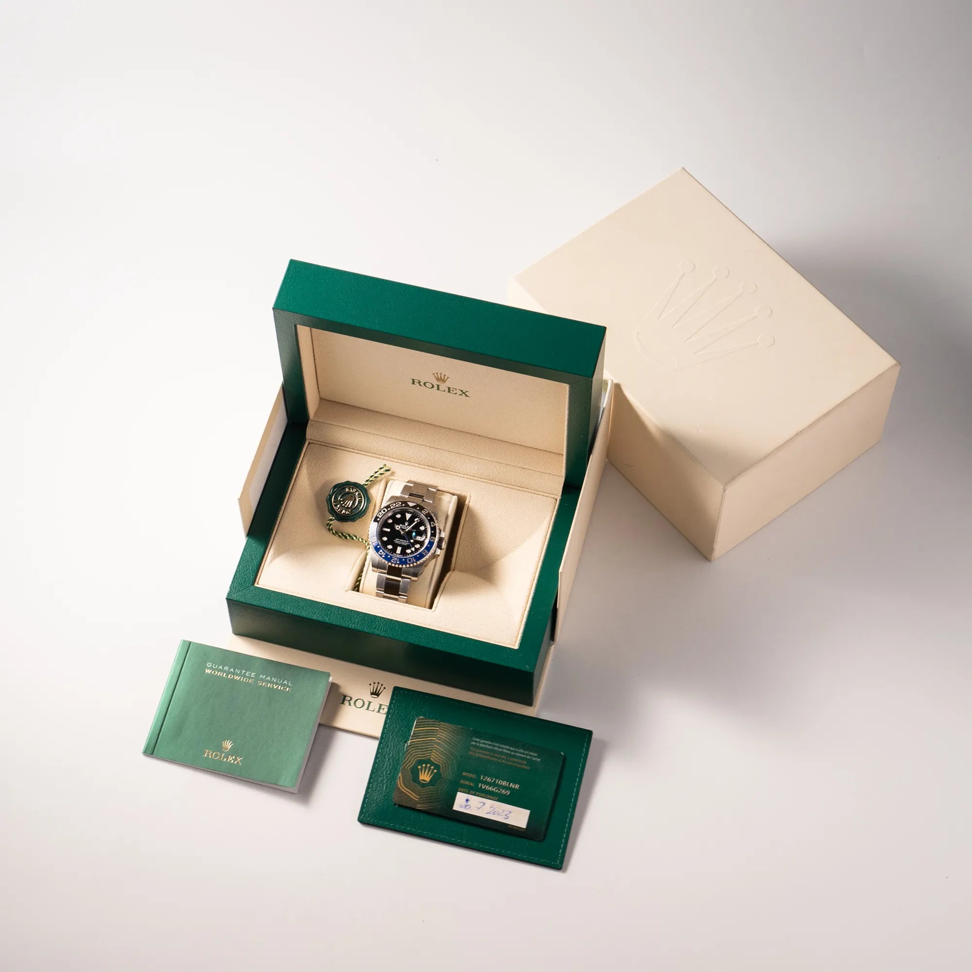 GMT-Master II Batman | 116710BLNR | Box & Papers 2023