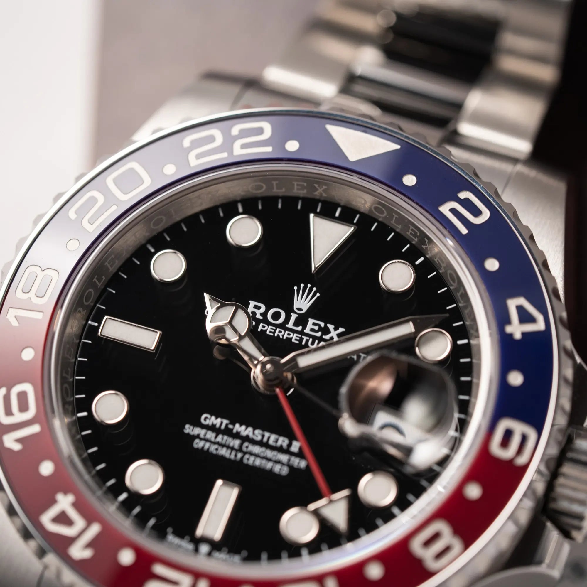GMT-Master II Pepsi | 126710BLRO | Full-Set 21 | Neu LC100