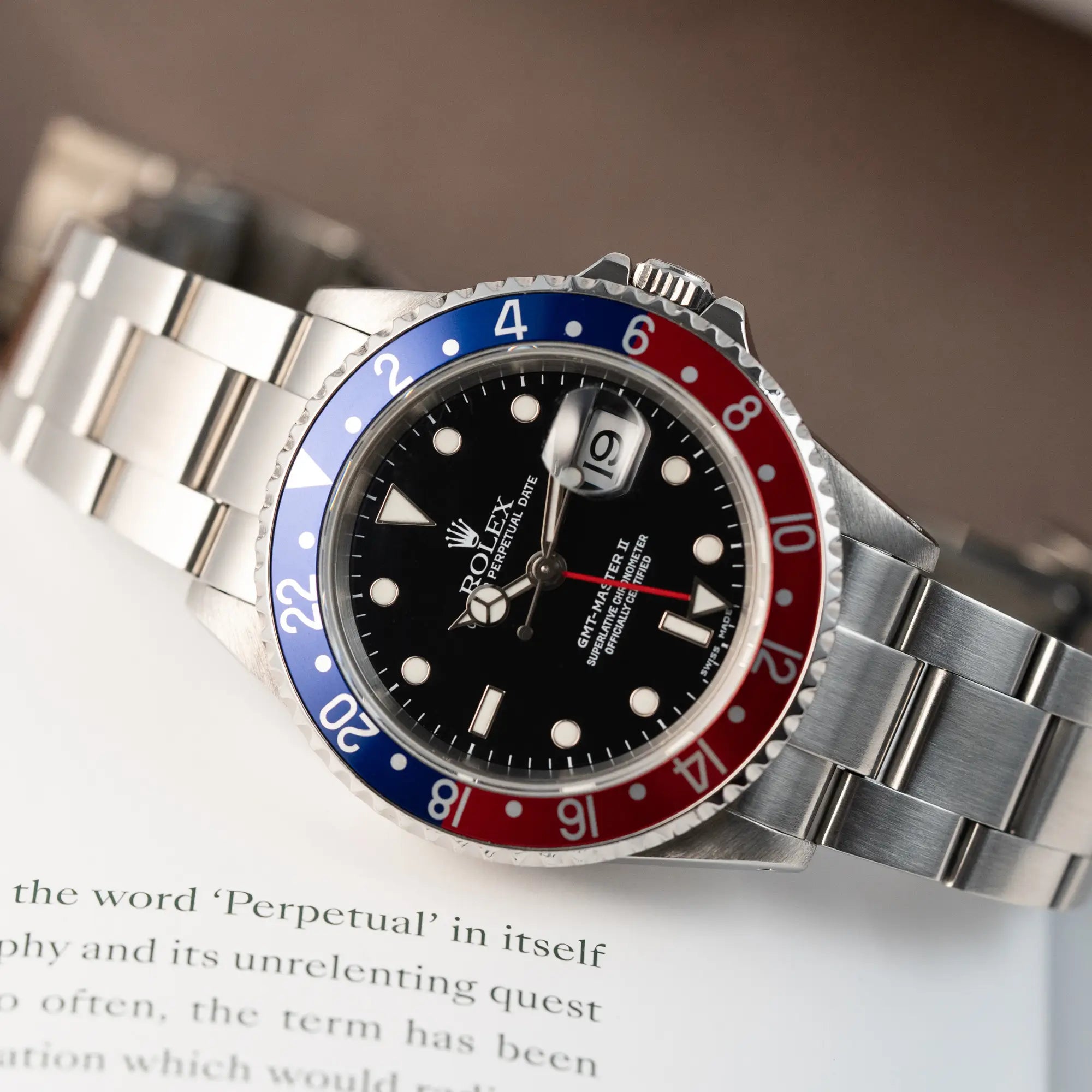 GMT-Master II Pepsi | 16710 | Box & Papiere | 2002