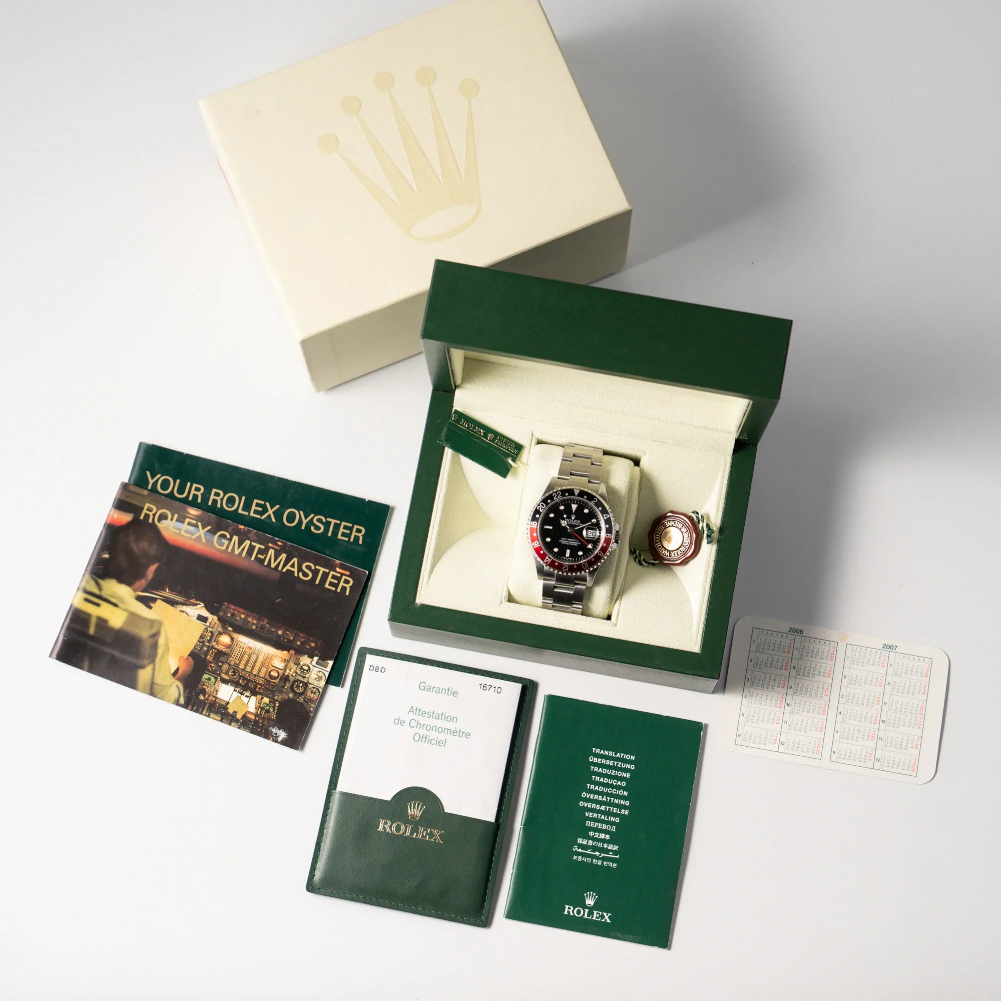 GMT-Master II Coke | 16710 | Box & Papiere 2006 | D-Serie