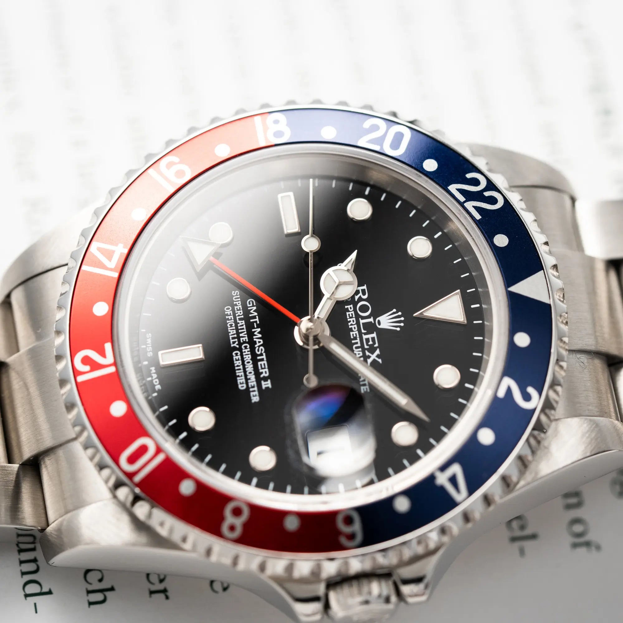GMT-Master II Pepsi | 16710 | Box & Papiere 2005 | No Hole