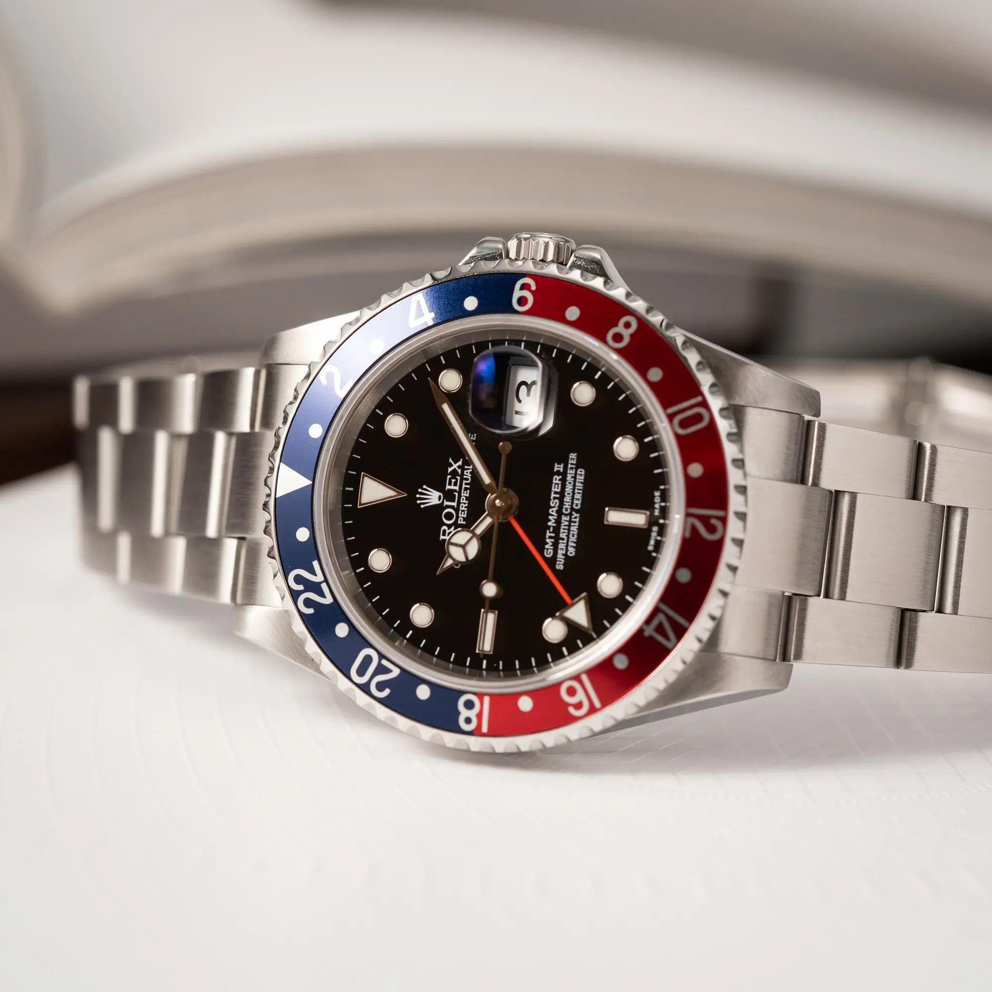 GMT-Master II Pepsi | 16710 | Box & Papiere 2005 | No Hole