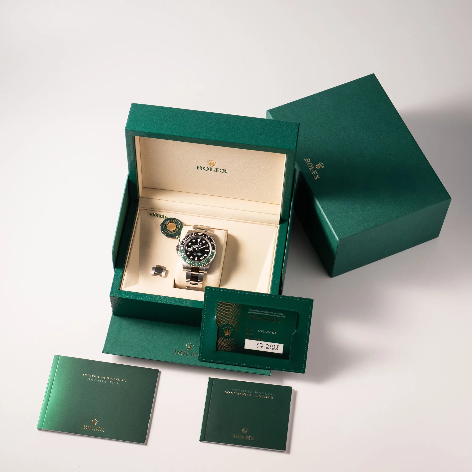 GMT-Master II Sprite | 126720VTNR | Full-Set 25 Neuwertig