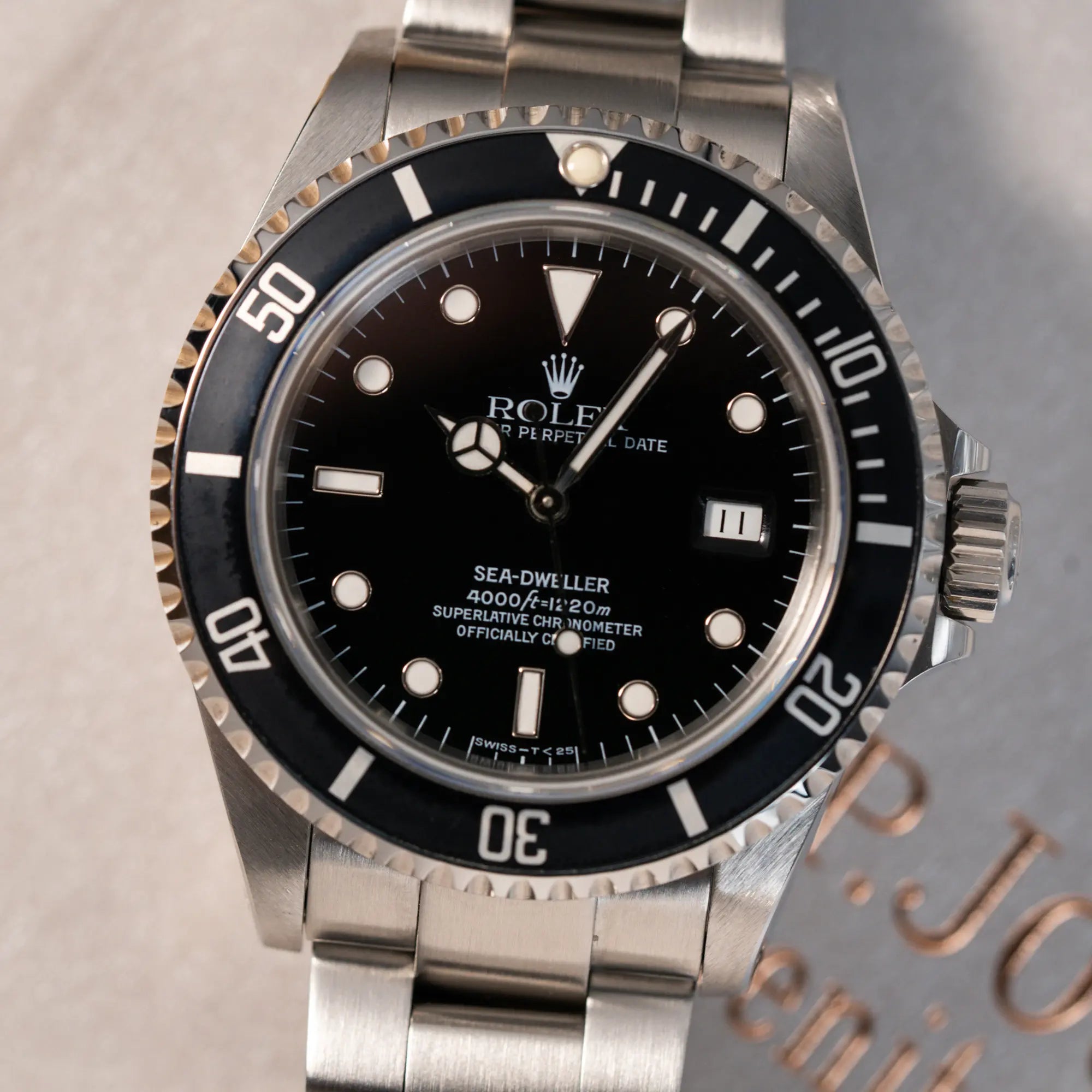 Sea-Dweller 4000 | 16600 | Box & Papiere 1996 | Service 25