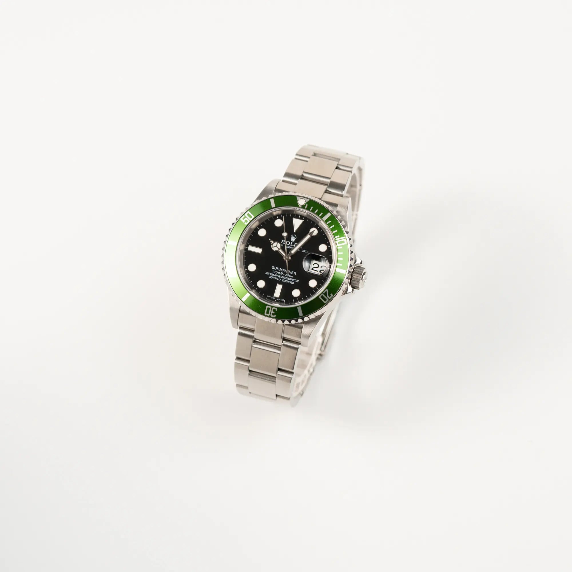 Submariner Date "Kermit" | 16610LV | Full-Set Service 21