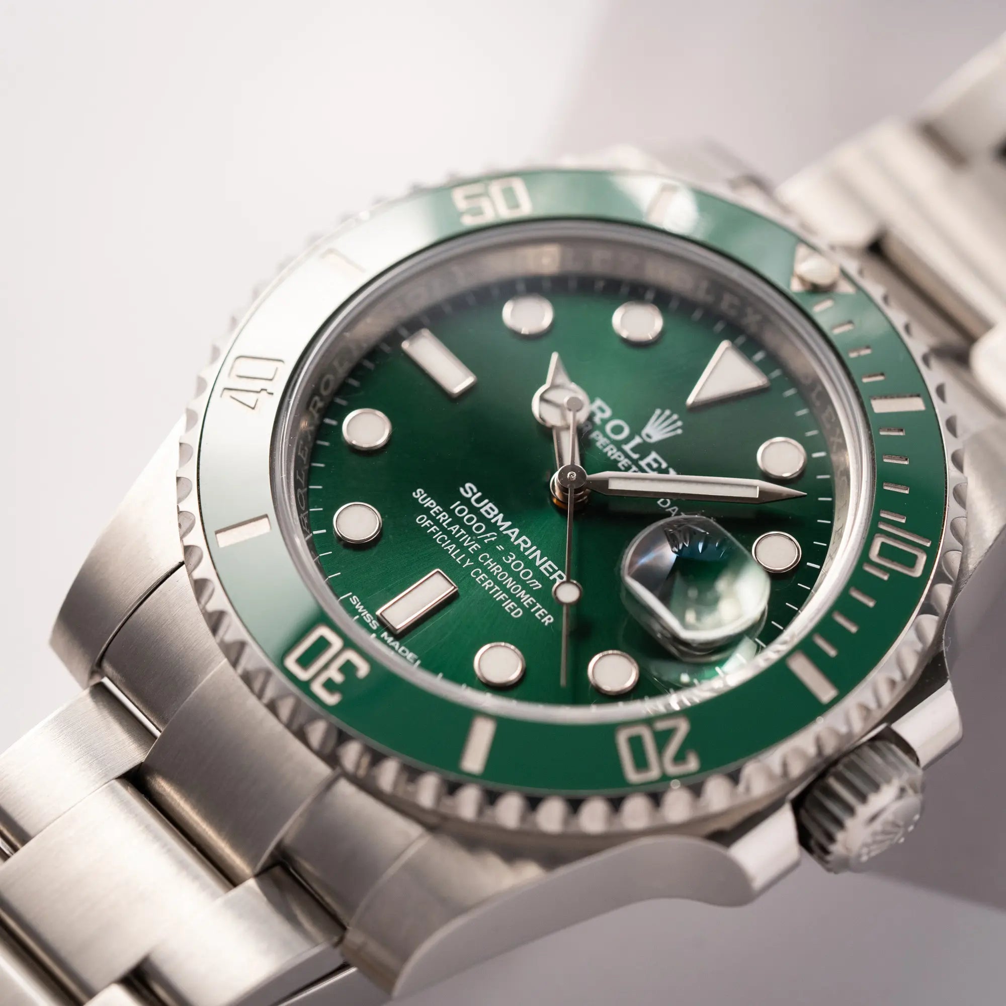 Submariner Date Hulk | 116610LV | Box & Papiere 2016 | LC100