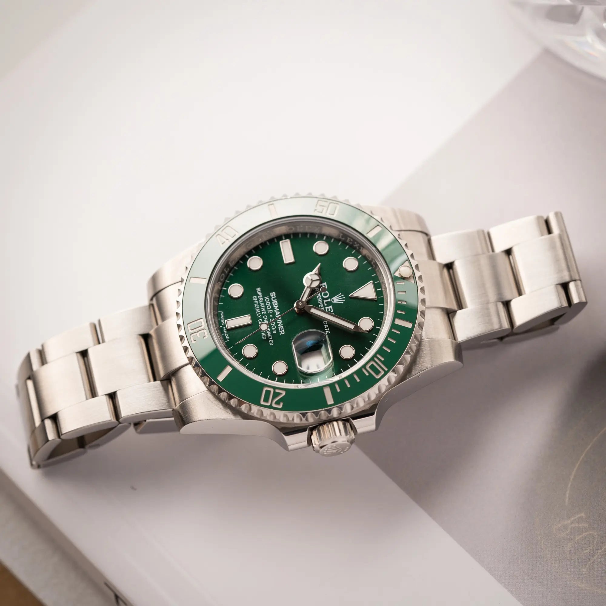 Submariner Date Hulk | 116610LV | Box & Papiere 2016 | LC100